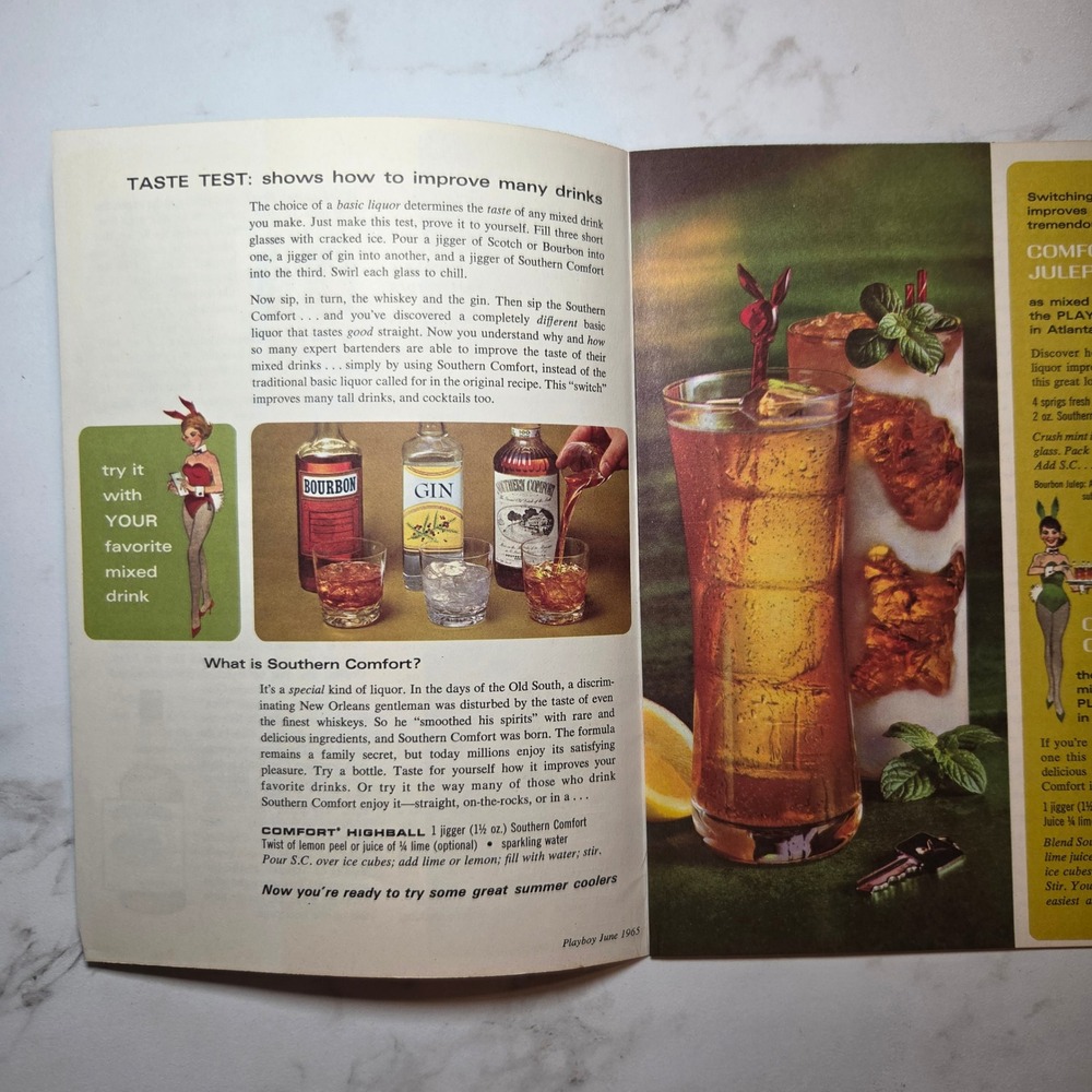 Vintage 1965 Southern Comfort Barmate Playboy Bartender Guide - Picture 3 of 5